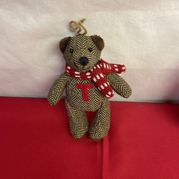 St. Nicholas Christmas Ornaments with the letter T lot of 2 - Picture 2 of 3